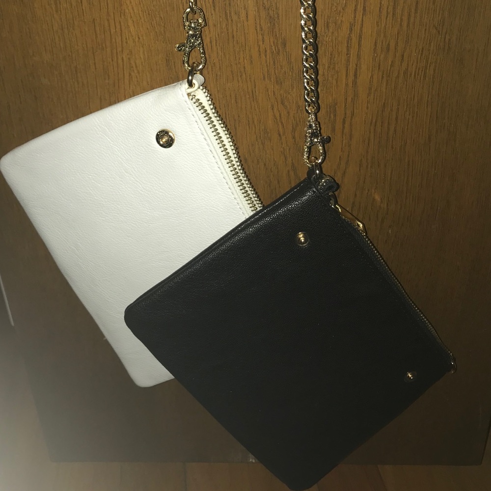 Steve Madden NWOT black and white clutch purse - Picture 5 of 5